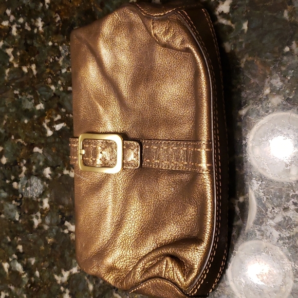 Cole Haan copper clutch - Picture 1 of 3